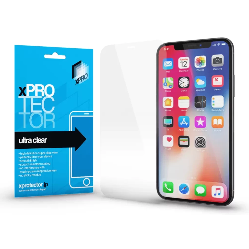 XPRO Ultra Clear kijelzővédő fólia Apple iPhone X / XS / 11 Pro