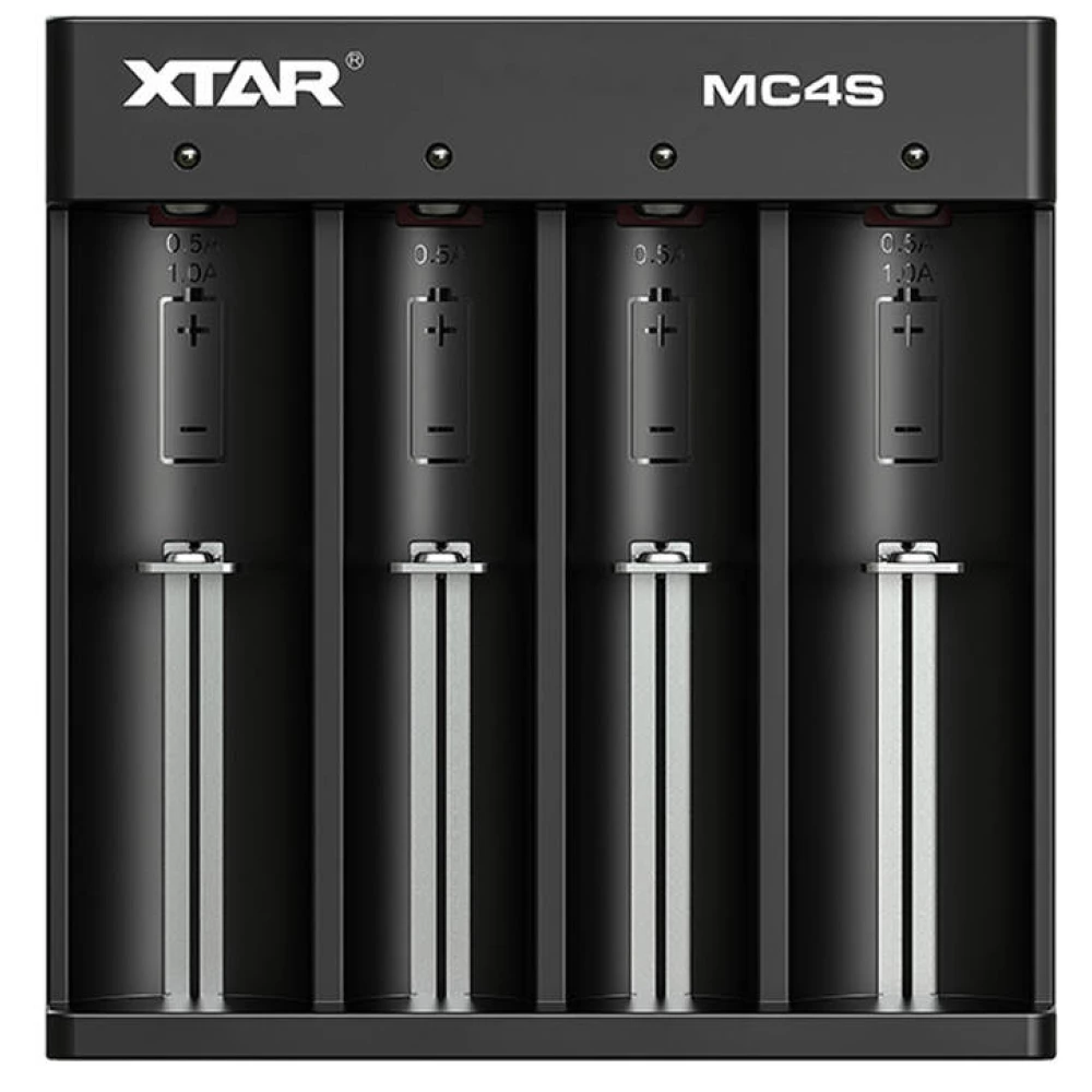 XTAR MC4S négy öblös univerzális akkumulátor töltő