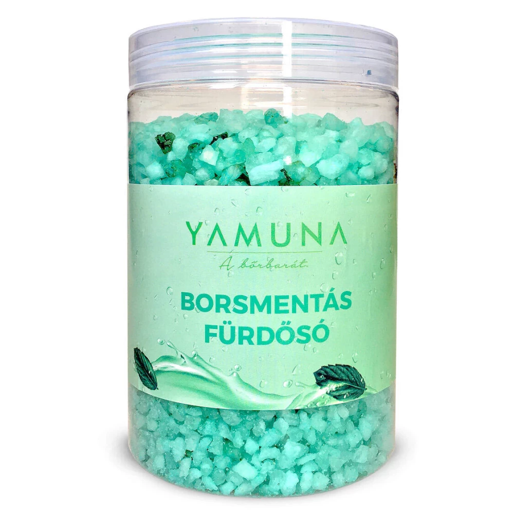 Yamuna tégelyes fürdősó borsmentás 1000 g