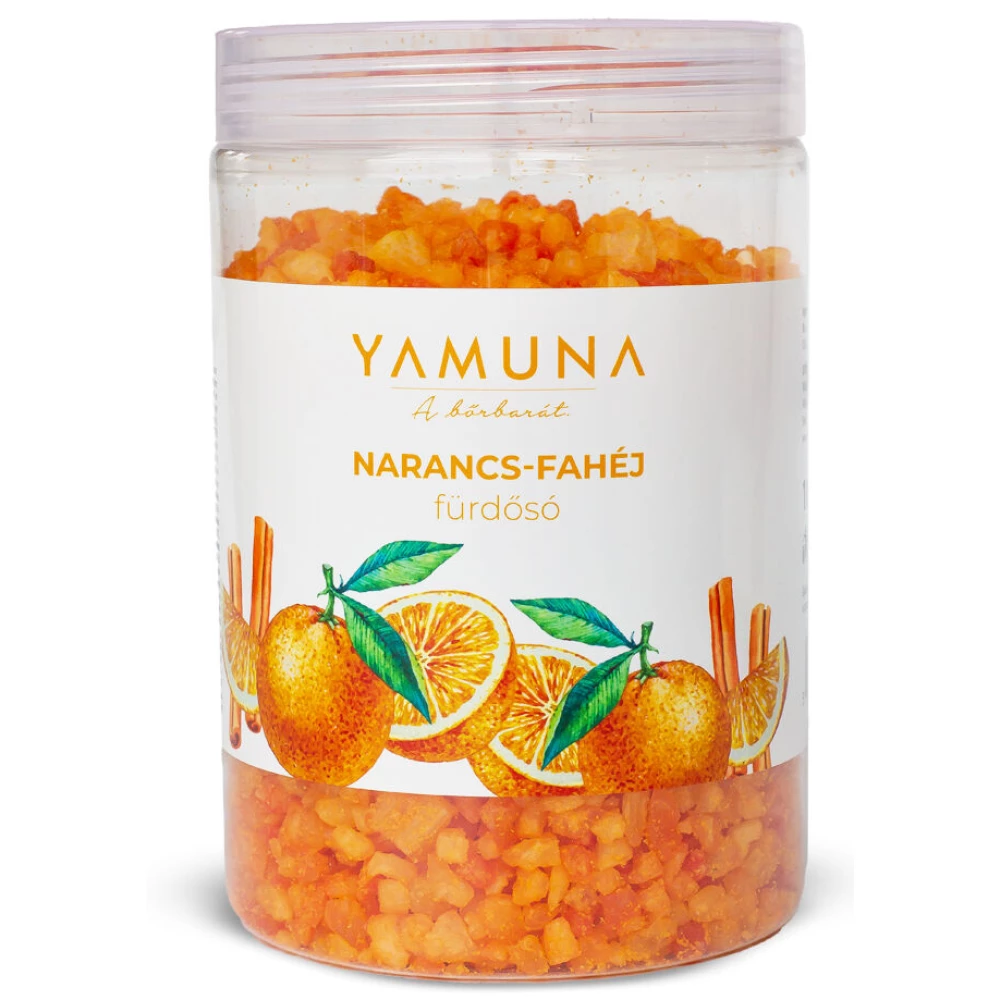 Yamuna tégelyes fürdősó narancs-fahéj 1000 g