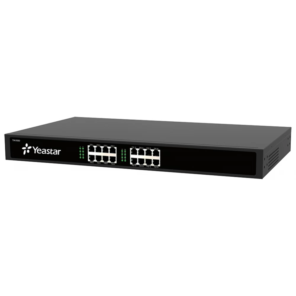 YEASTAR TA1600 VOIP FXS Gateway 16 portos