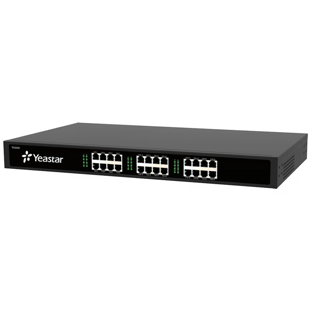 YEASTAR TA2400 VOIP FXS Gateway 24 portos