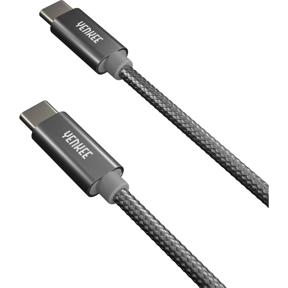 YENKEE USB 2.0 Type C Összekötő Ezüst 2m YCU C102 SR