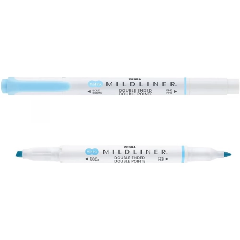 ZEBRA 78120 Mildliner Fluorescent kettős végű szövegkiemelő kék