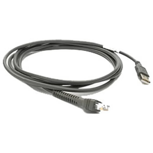 ZEBRA CBA-U01-S07ZAR 2.13 méteres USB adat kábel LS1908 vonalkód olvasóhoz