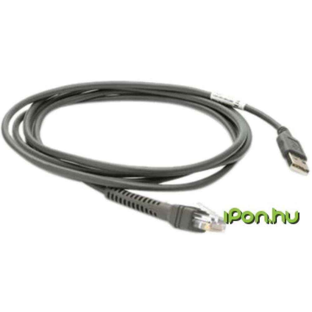 ZEBRA CBA-U42-S07PAR 2.8 méteres USB adat kábel kézi terminálhoz