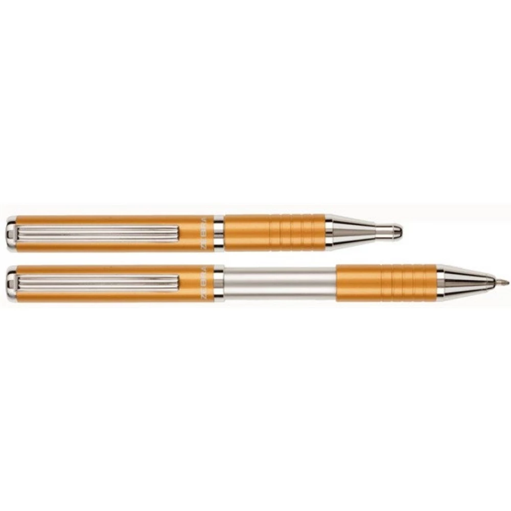 ZEBRA SL-F1 Golyóstoll 0.24 mm teleszkópos metálarany tolltest kék