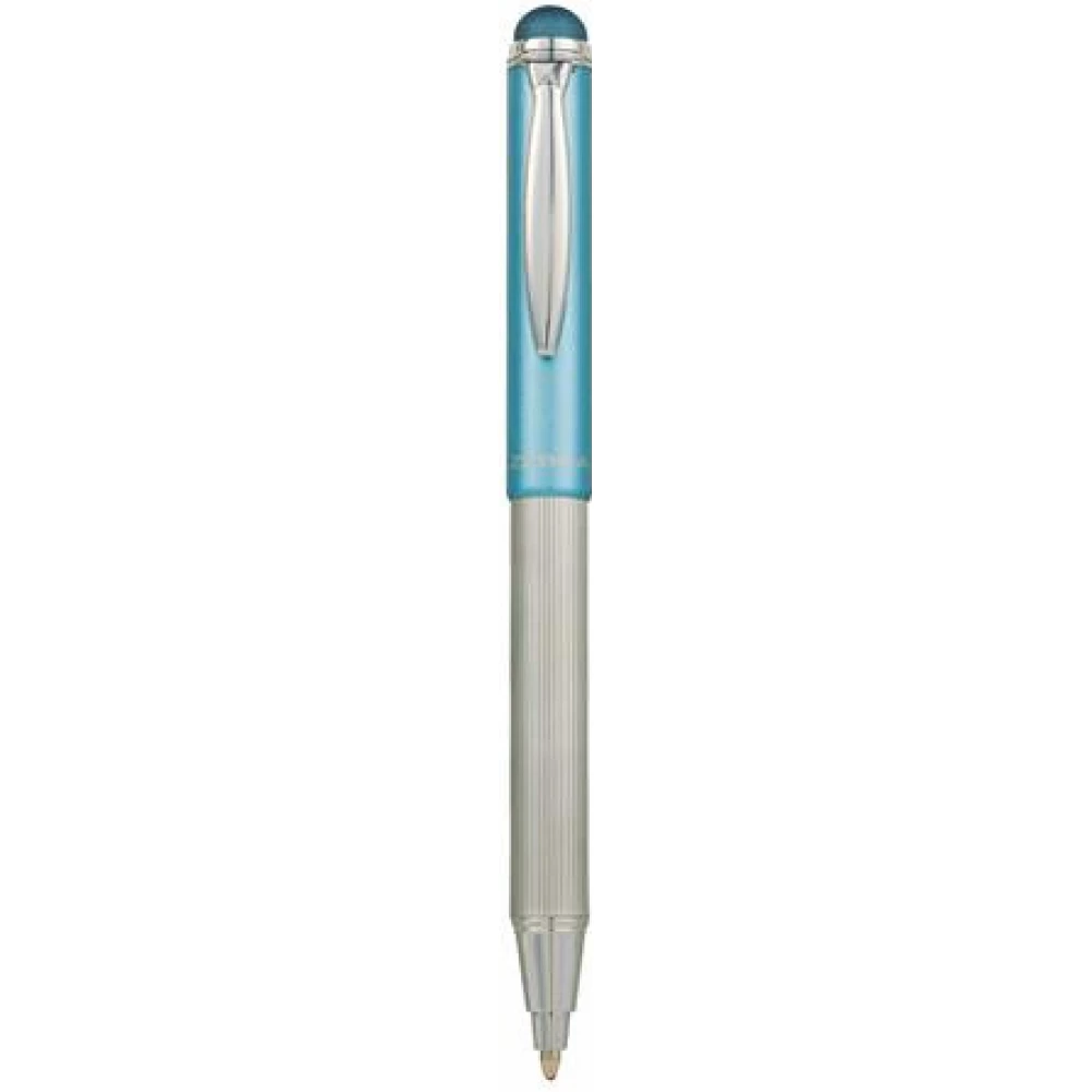 ZEBRA Telescopic Metal Stylus Golyóstoll 0.24 mm teleszkópos rozsdamentes acél világoskék tolltest kék