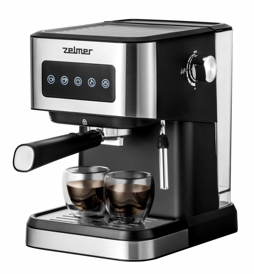 ZELMER ZCM6255 Milano Kávéfőző 1050W 1.5L Ezüst/Fekete