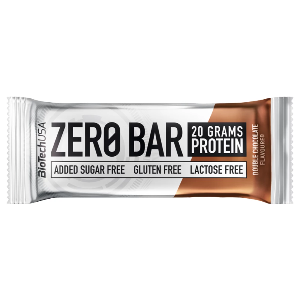 Zero Bar Fehérjeszelet 50g dupla csokoládé