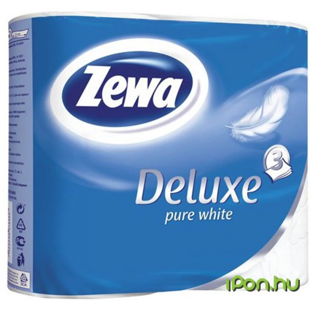 ZEWA "Deluxe" toalettpapír fehér 3 réteg 4 tekercs