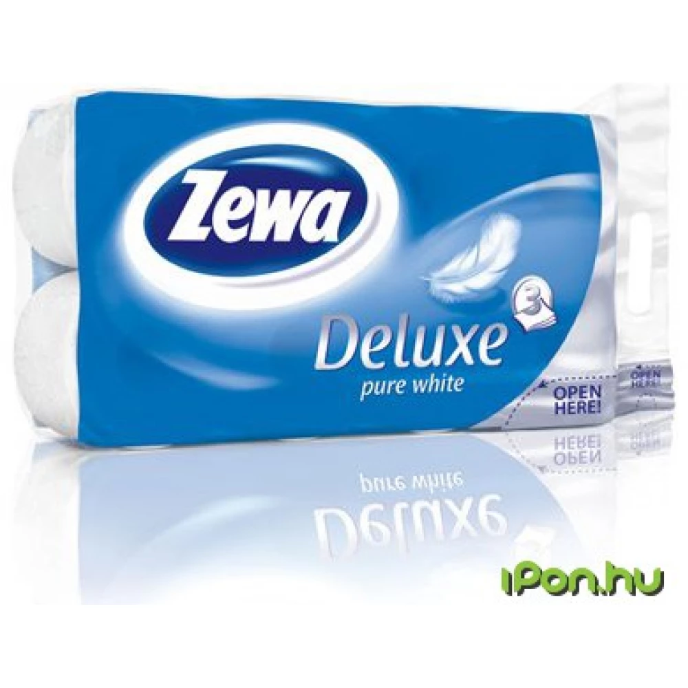 ZEWA "Deluxe" toalettpapír fehér 3 réteg 8 tekercs