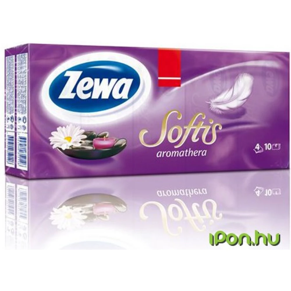 ZEWA Softis papírzsebkendő 10x9 aromatherapia