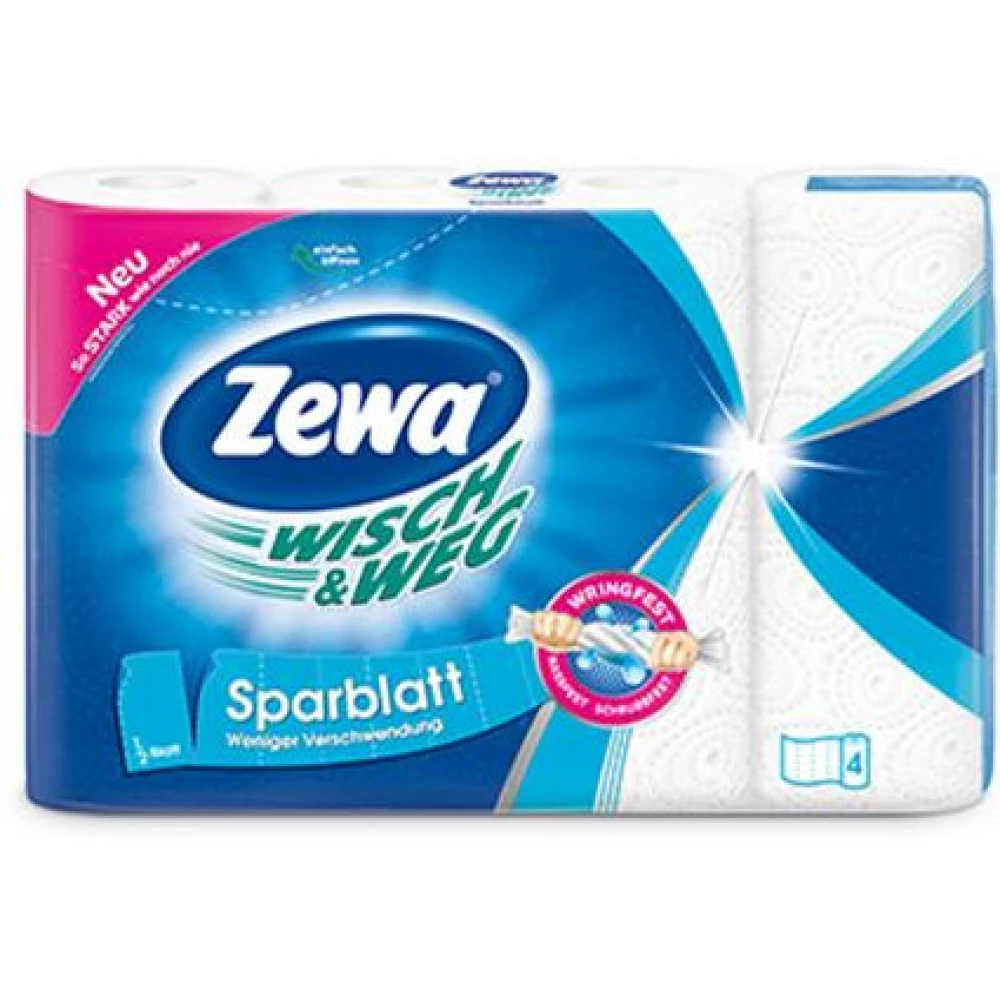 ZEWA Wisch&Weg sparblatt Háztartási papírtörlő 2 rétegű 4 tekercses
