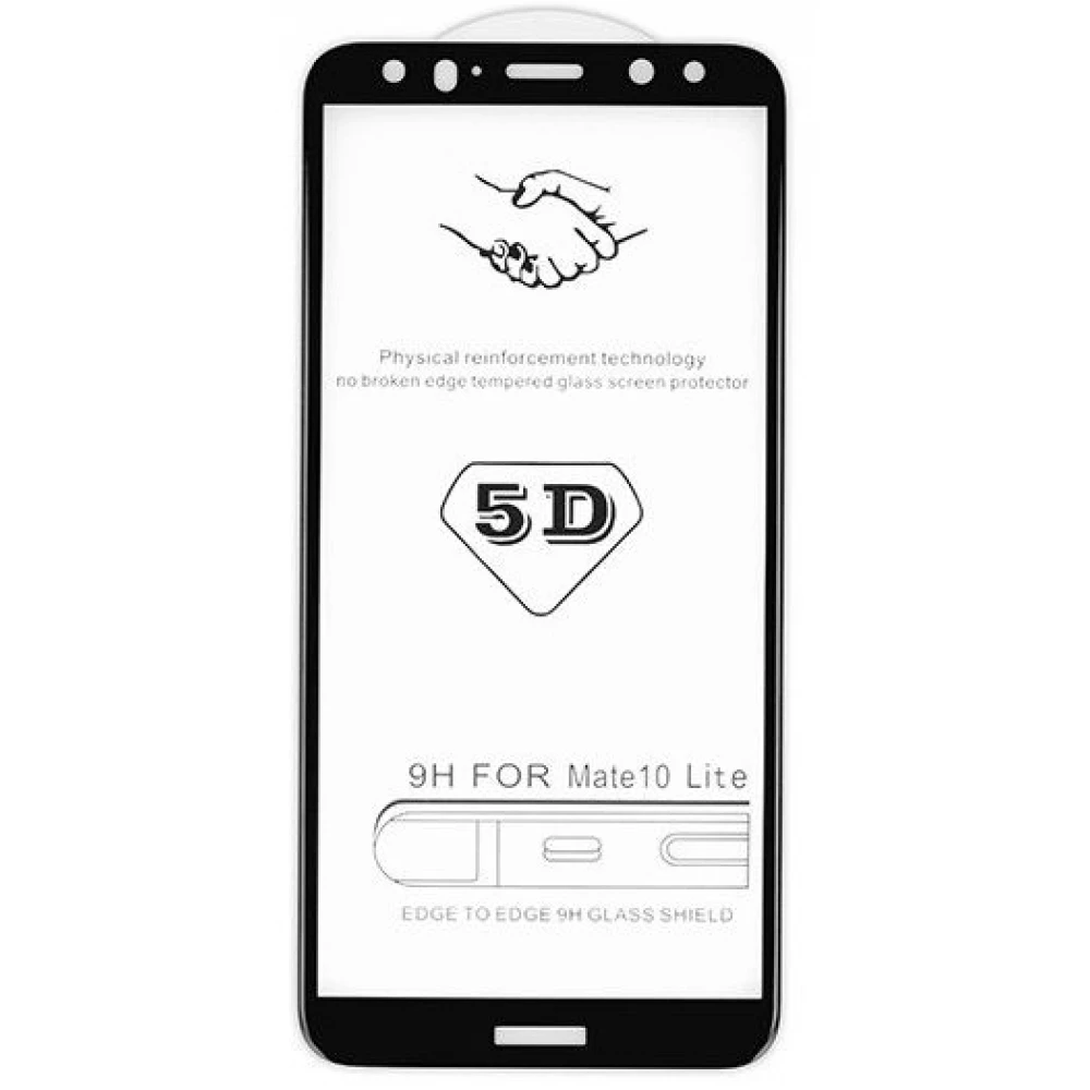 ZONE 5D Full Cover Tempered Glass Kijelzővédő fólia iPhone 14 Pro Max fekete
