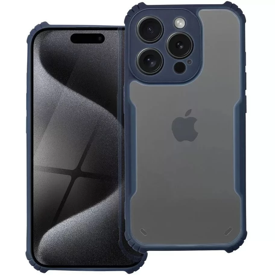 ZONE Anti-Drop szilikon-akril hátlaptok Xiaomi Redmi 14C / Poco C75 átlátszó-sötétkék