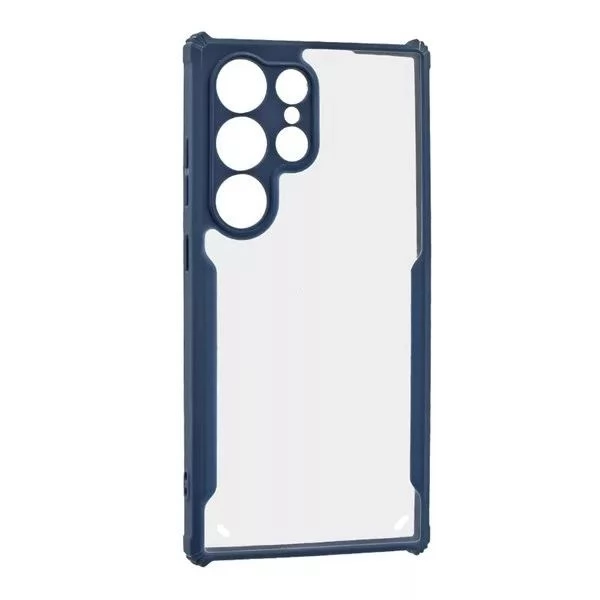 ZONE Anti-Drop szilikon-akril hátlaptok Xiaomi Redmi Note 13 Pro 4G / Poco M6 Pro 4G átlátszó-fekete