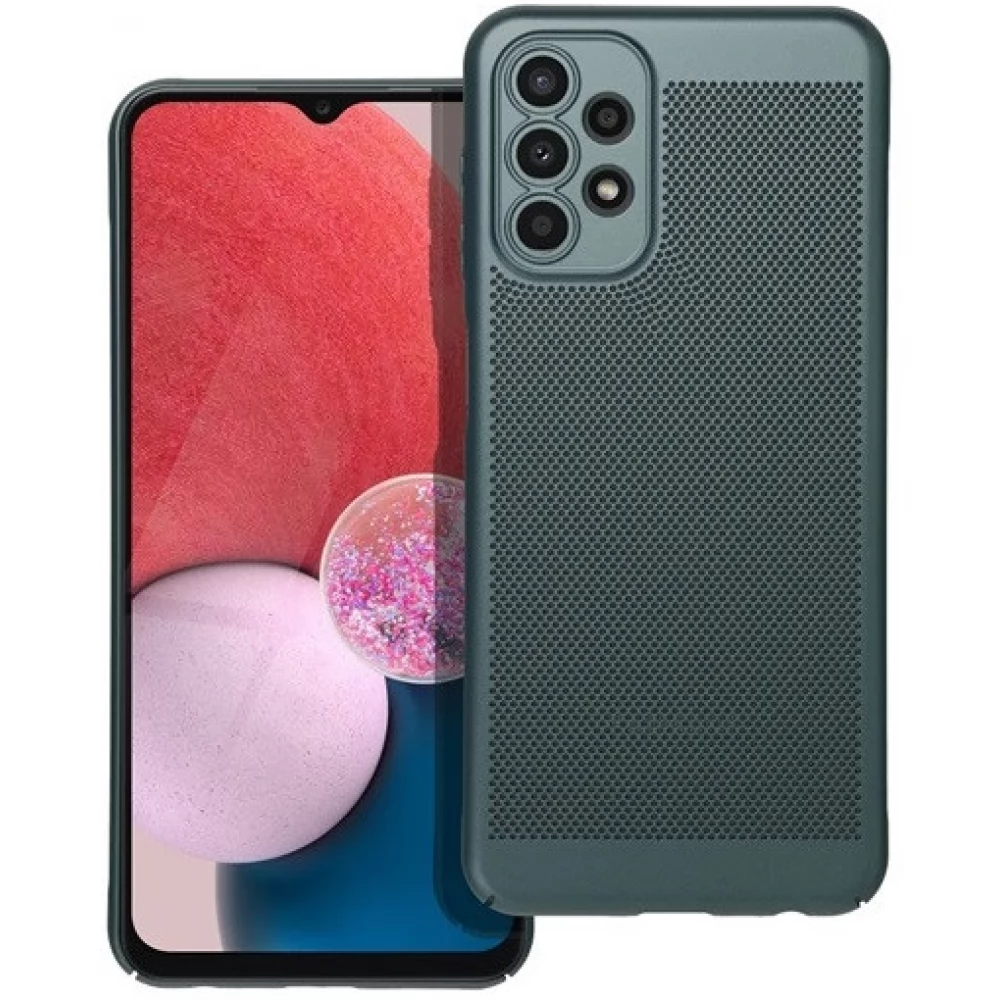 ZONE Breezy légáteresztő hátlaptok Samsung Galaxy A13 4G sötétzöld