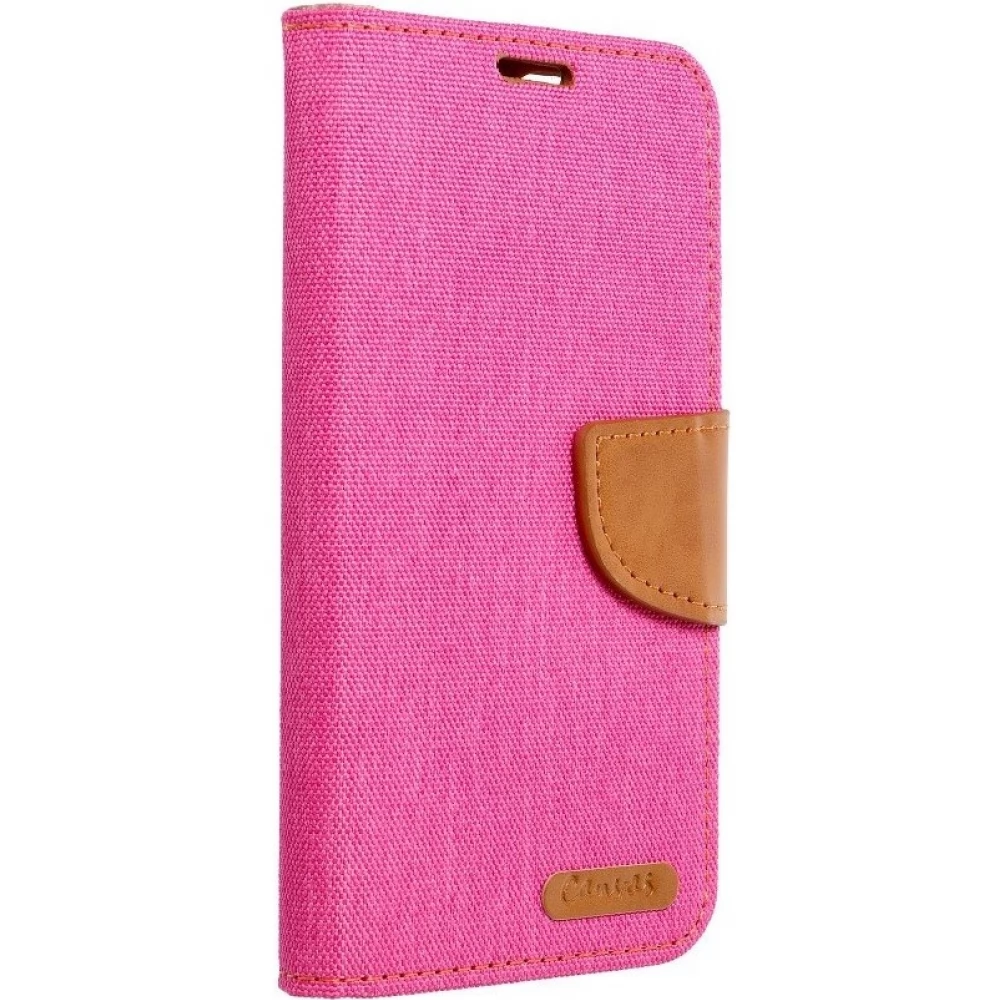 ZONE Canvas Book oldalra nyíló tok Apple iPhone 16 rózsaszín
