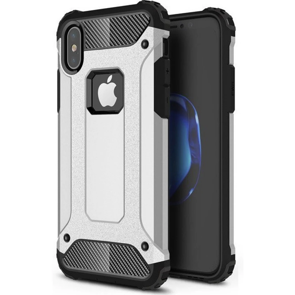 ZONE Defender fémhatású műanyag hátlap Huawei Mate 40 ezüst