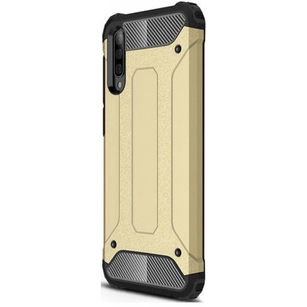 ZONE Defender OnePlus 7 Műanyag hátlap védőtok fémhatású arany