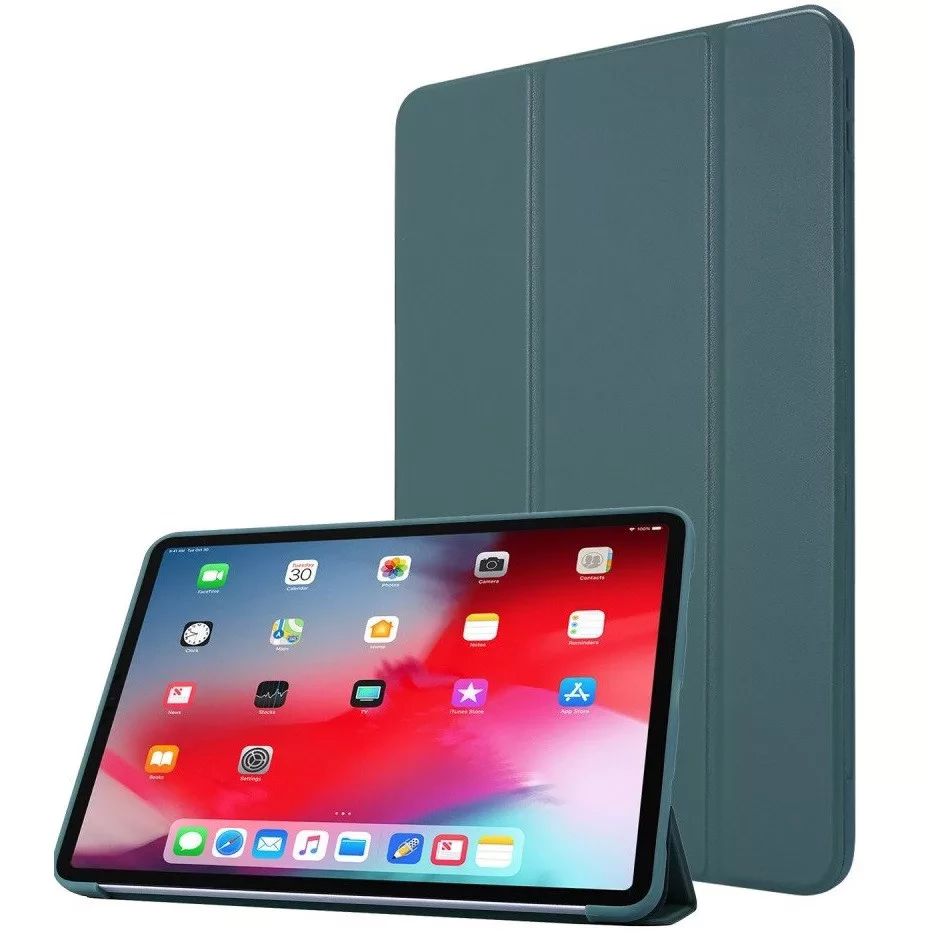 ZONE Smart Case mappa tok Apple iPad Pro 13 (2024) sötétzöld