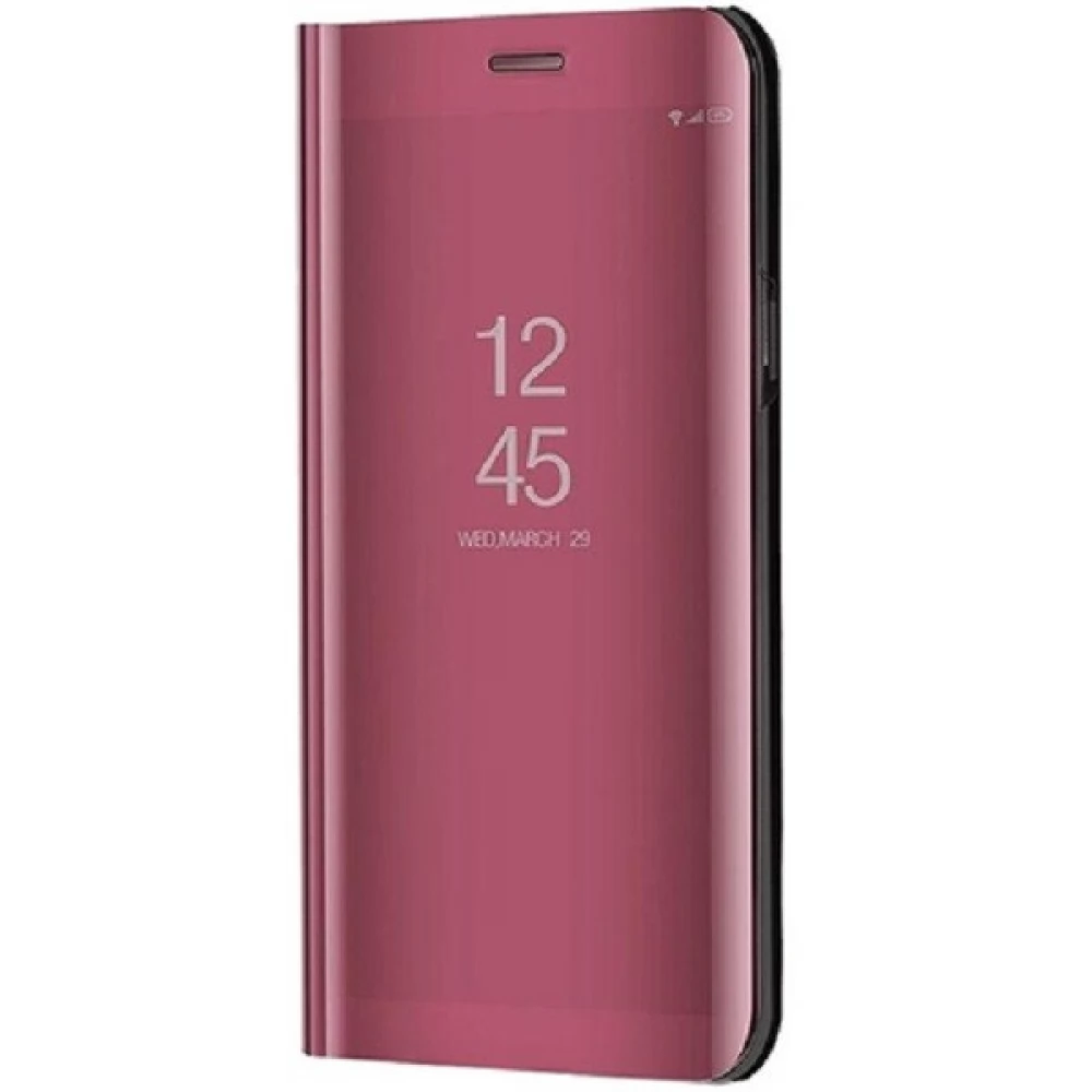 ZONE Smart View Cover oldalra nyíló tok hívás mutatóval Apple iPhone 15 Pro vörösarany (utángyártott)
