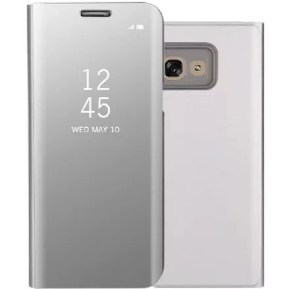 ZONE Smart View Cover Oldalra nyíló tok hívás mutatóval Mi 11 ezüst