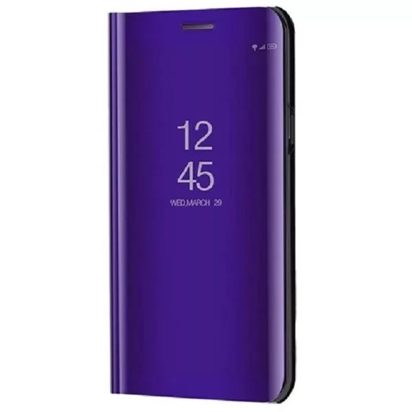 ZONE Smart View Cover Oldalra nyíló tok hívás mutatóval Xiaomi 14 lila (utángyártott)