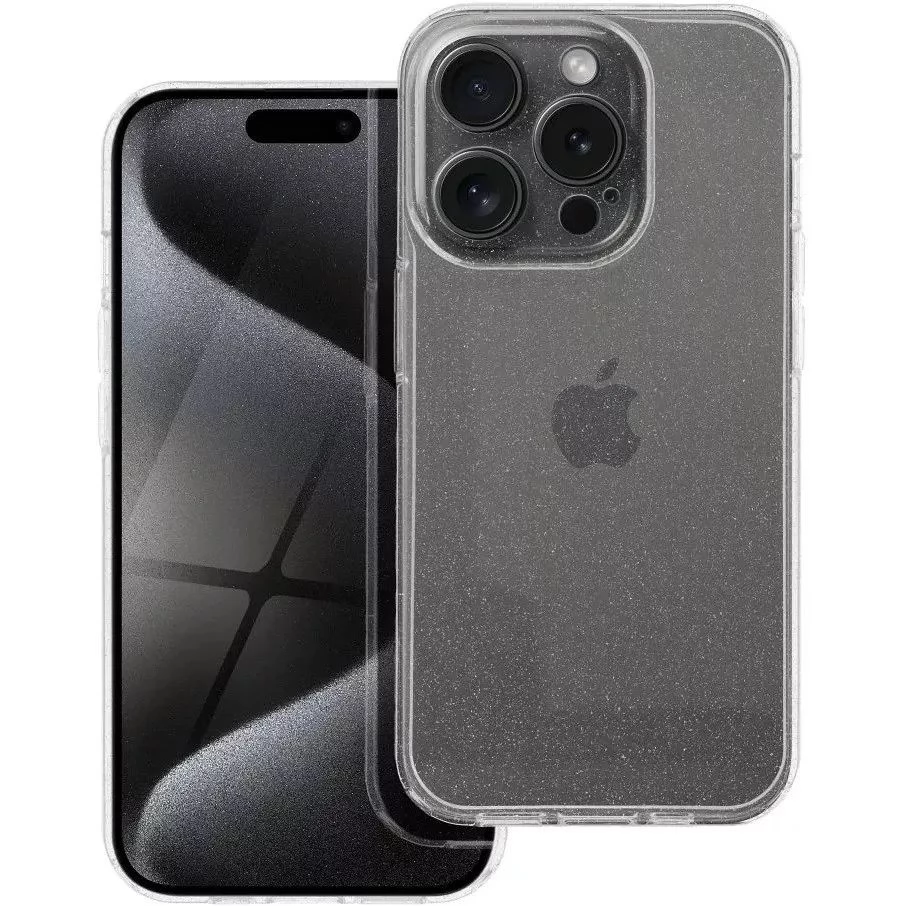 ZONE Szilikon tok 2mm csillogó Apple iPhone 16e átlátszó