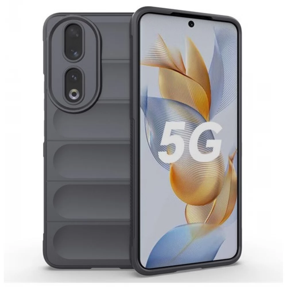 ZONE Szilikon tok 3D minta Huawei Honor 90 sötétszürke