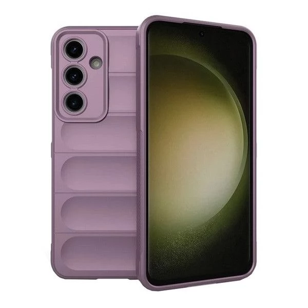 ZONE Szilikon tok 3D minta Samsung Galaxy S24 FE lila