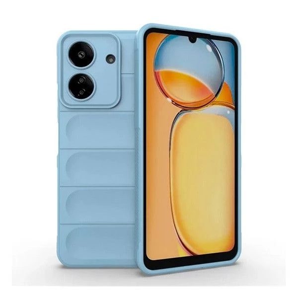 ZONE Szilikon tok 3D mintás Xiaomi Redmi 13C 4G / Poco C65 kék