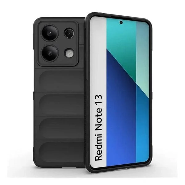 ZONE Szilikon tok 3D mintás Xiaomi Redmi Note 13 4G fekete