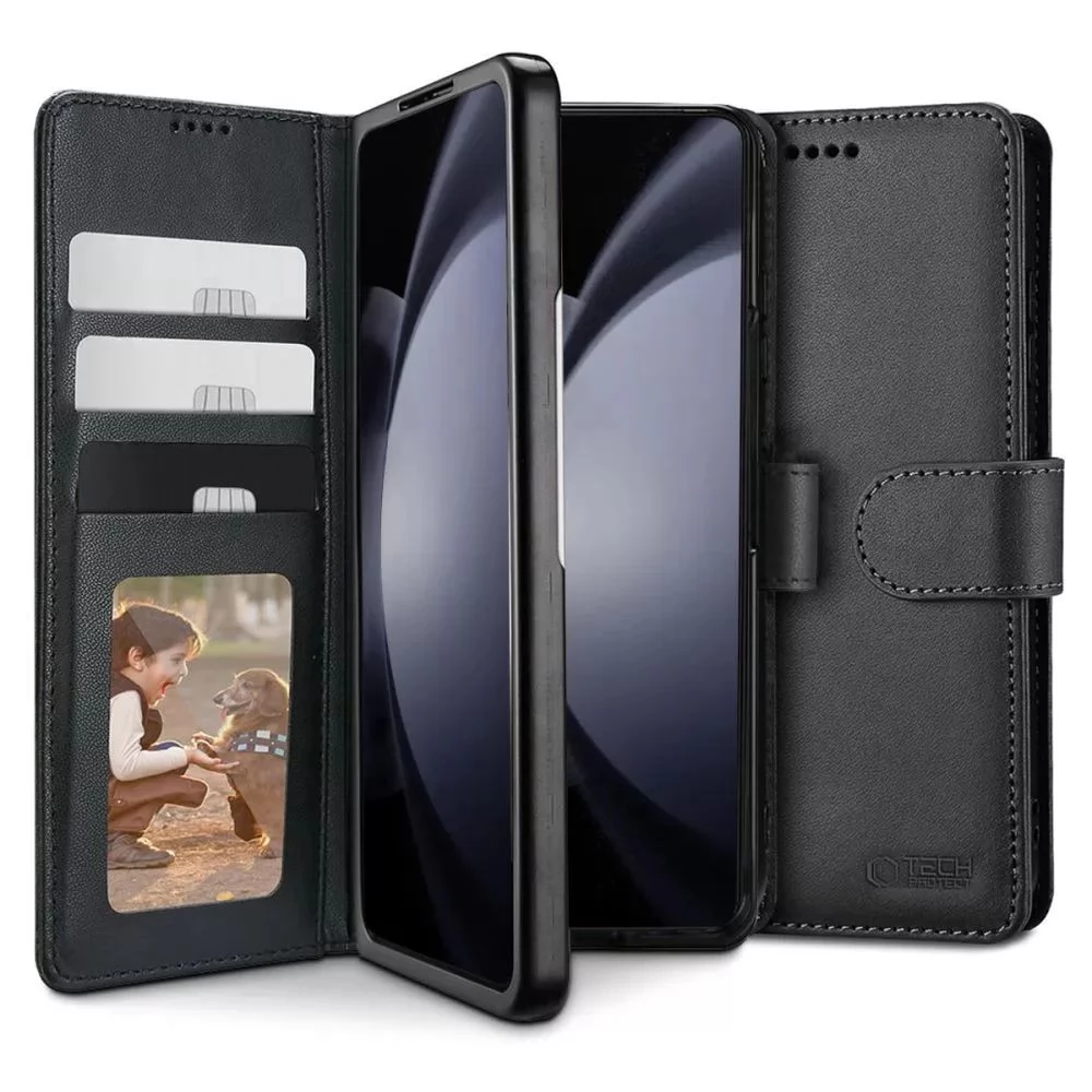 ZONE TP Wallett oldalra nyitható tok mágnes csattal Samsung Galaxy Z Fold6 fekete