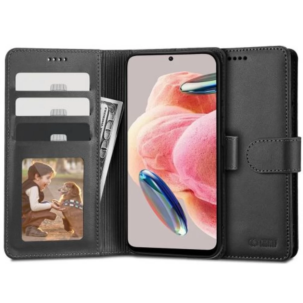 ZONE TP Wallett oldalra nyitható tok mágnes csattal Samsung Galaxy S23 Plus fekete