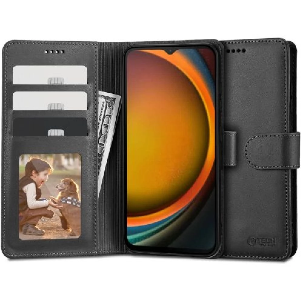 ZONE TP Wallett oldalra nyitható tok mágnes csattal Samsung Galaxy Xcover 7 fekete