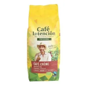 CAFÉ INTENCIÓN Kávé, pörkölt, szemes, 1000 g, CAFÉ INTENCIÓN "Professional Café Créme Especial BIO"