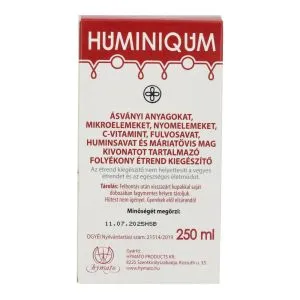 HUMINIQUM ÉTRENDKIEG. KÉSZÍTMÉNY SZIRUP