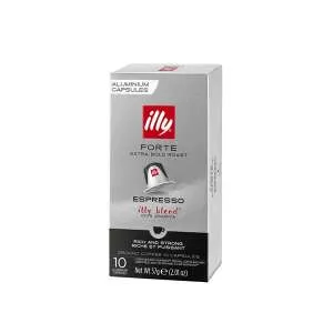 Illy NCC Espresso Forte Nespresso kompatibilis 10 db kávékapszula