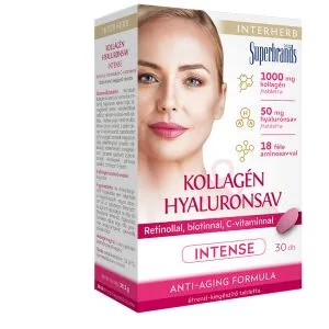 Interherb kollagén és hyaluronsav szépségformula intense tabletta 30 db