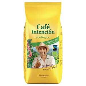 Kávé, pörkölt, BIO szemes, 1000 g, CAFÉ INTENCIÓN "Crema Aromatico"