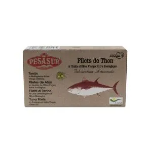 Tonhal filé bio extraszűz oliva olajban dobozban 120 g