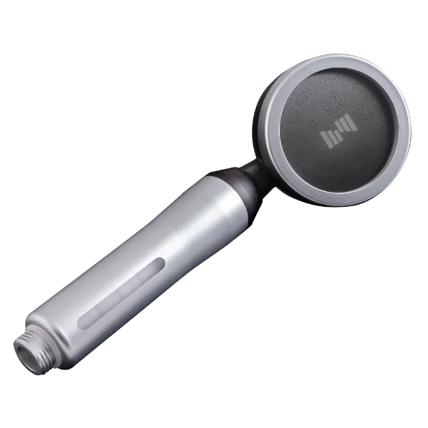 Zepter Lotus - water-filtering shower head, silver colour