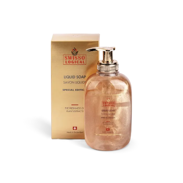 Zepter Swisso Logical illuminating liquid soap - echinacea, vitamin B6, with gold nanoparticles - easy to use applicator (300 ml)